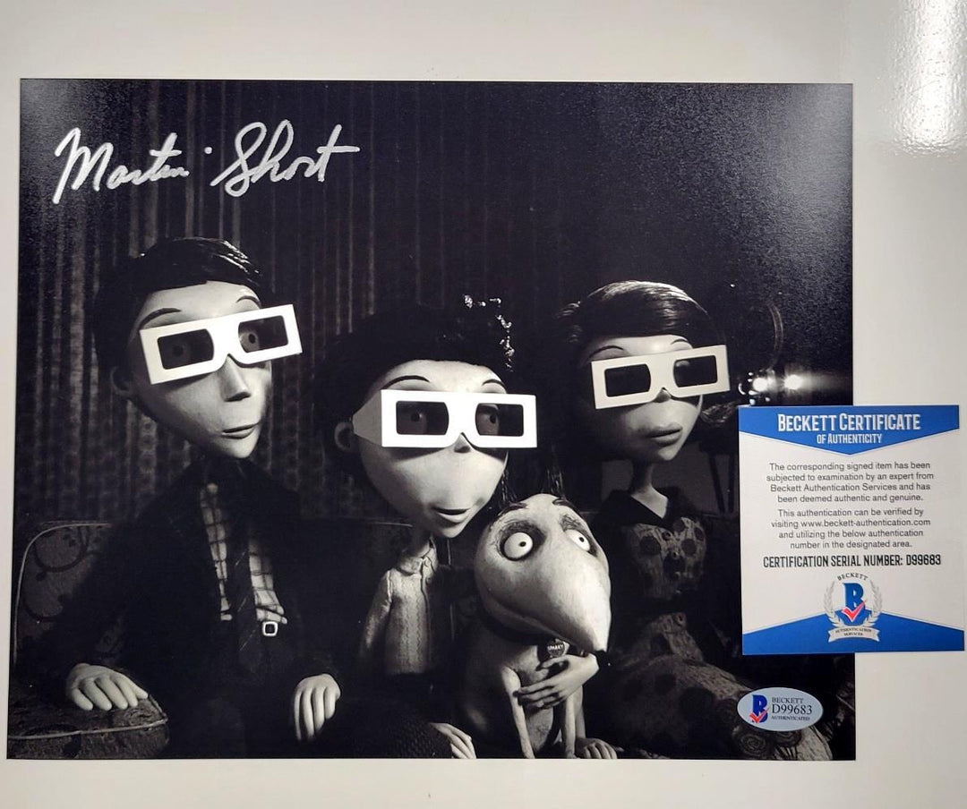 Martin Short signed Frankenweenie Robert 8x10 photo autograph ~ Beckett BAS COA