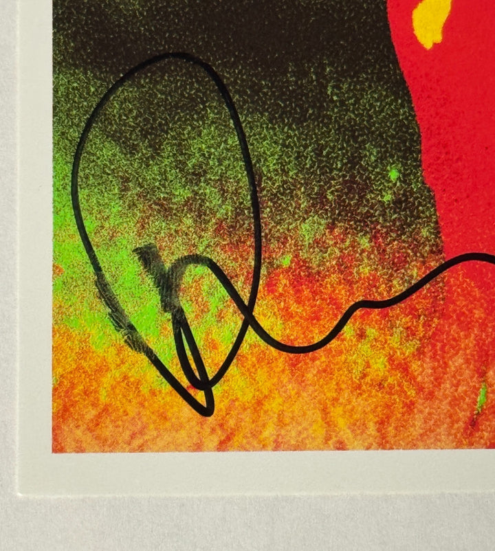 Duran Duran signed 2021 Future Past 4.5x5.25 Art Card 4-Sigs- imperfect - COA