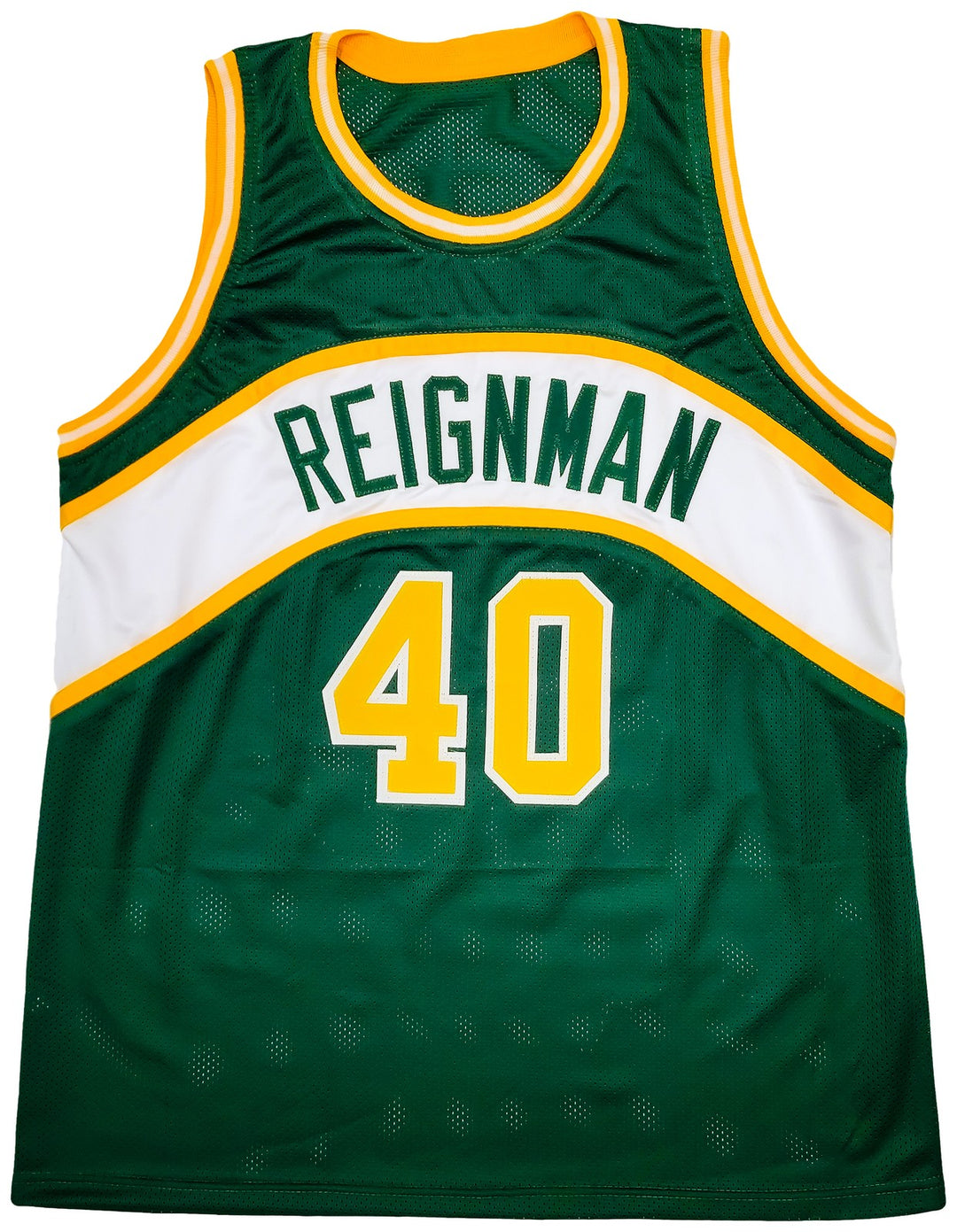 Seattle Supersonics Shawn Kemp Autographed Signed Green Jersey MCS Holo