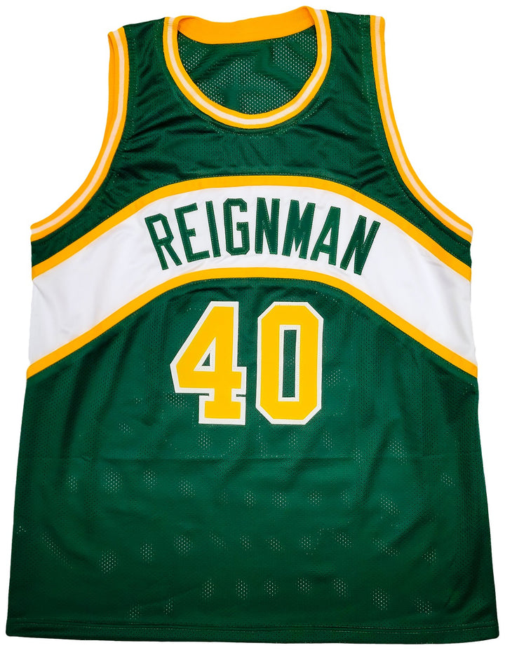 Seattle Supersonics Shawn Kemp Autographed Signed Green Jersey MCS Holo