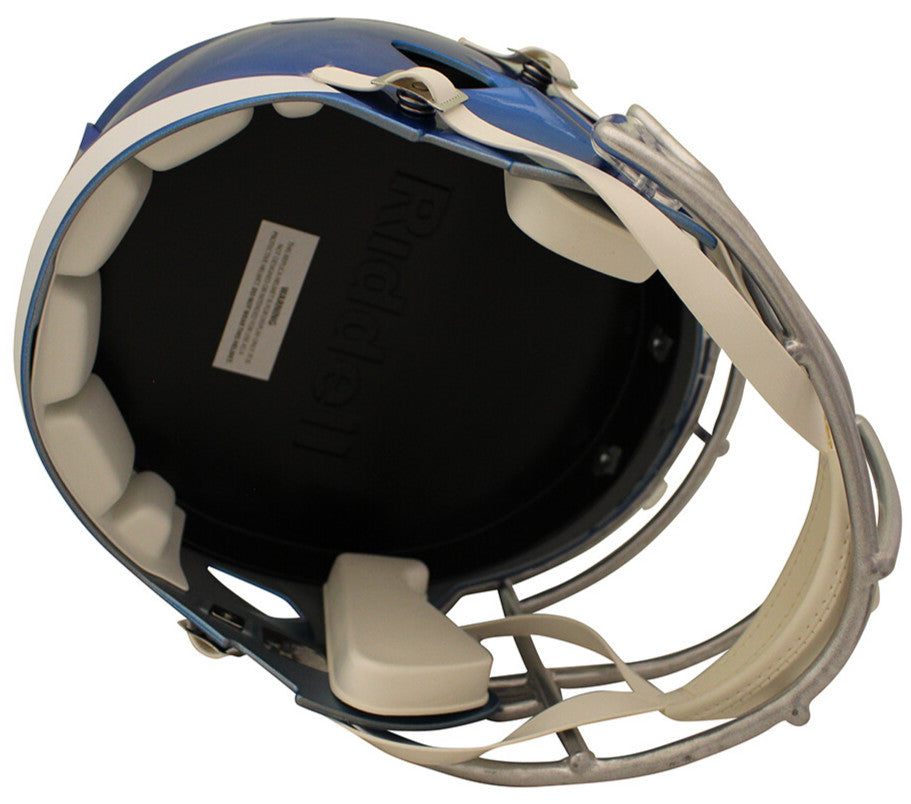 D'Andre Swift Autographed Detroit Lions F/S Flash Speed Helmet FAN 37993
