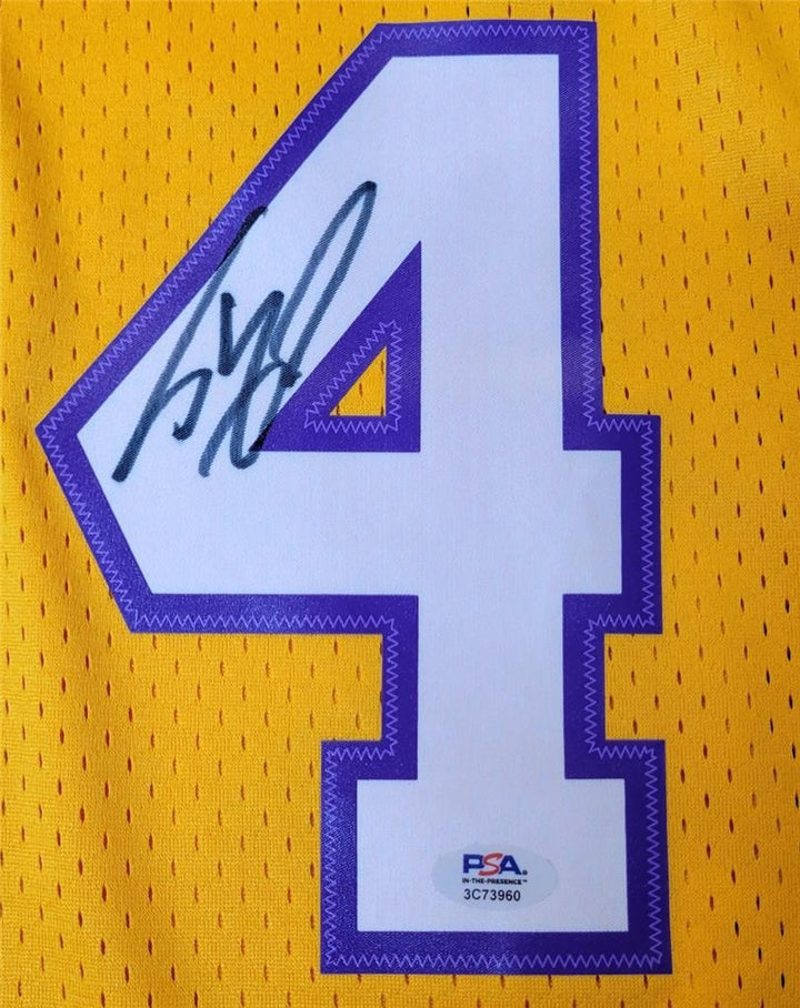 Shaquille O'Neal Shaq signed Mitchell & Ness 1999-00 Lakers Jersey autograph PSA