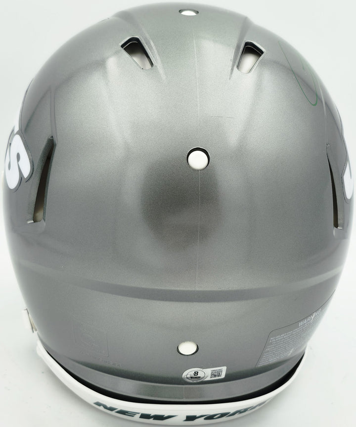 LaDainian Tomlinson Auto Jets Flash Gray Full Size Speed Authentic Helmet HOF 17