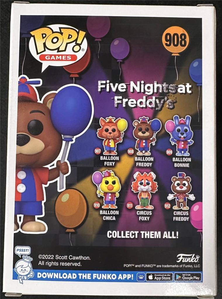 Josh Hutcherson signed Five Nights Balloon Freddy Funko Pop! auto Beckett BAS