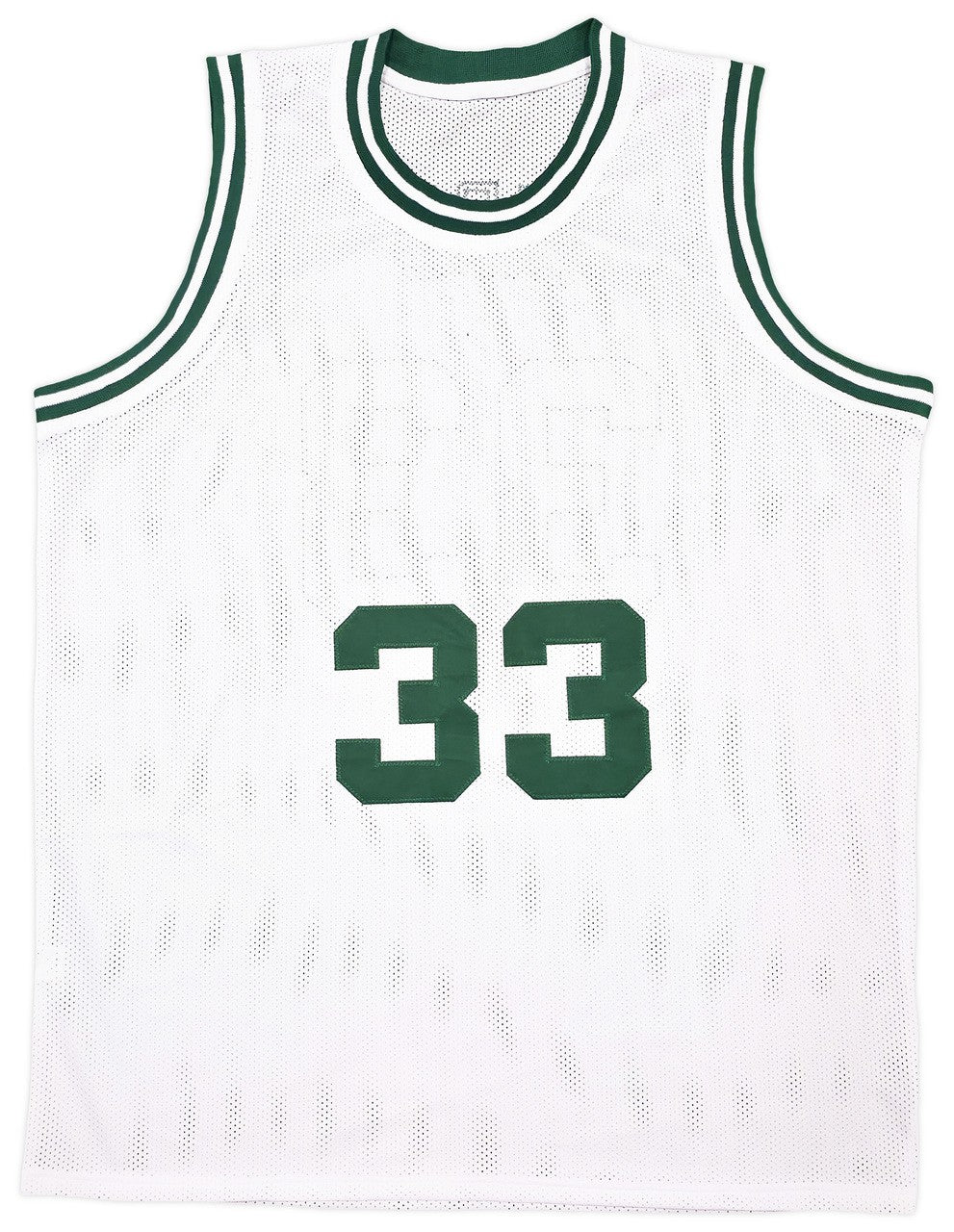 Boston Celtics Larry Bird Autographed Signed White Jersey Beckett Wit