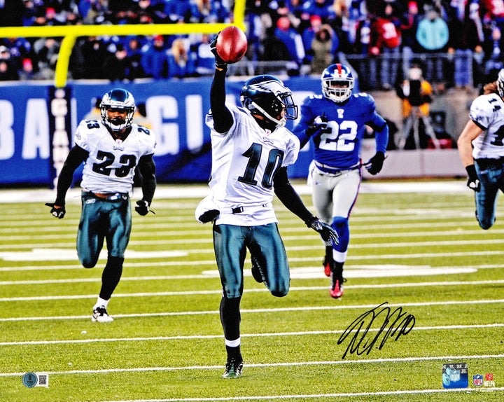 DeSean Jackson Auto 16x20 Photo Eagles Miracle at Meadowlands vs Giants Beckett