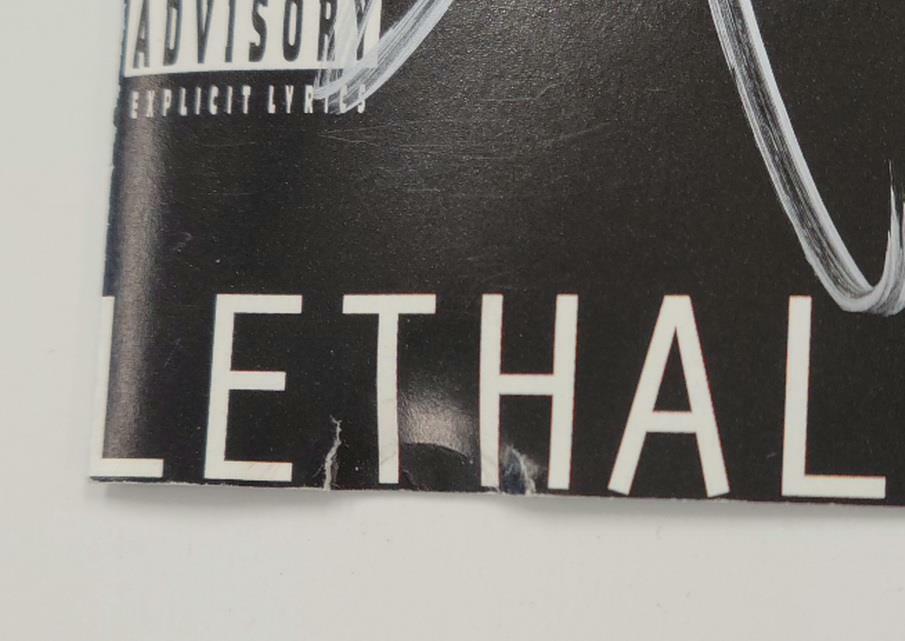 Ice Cube signed Lethal Injection CD Cover Autograph ~ Beckett BAS COA