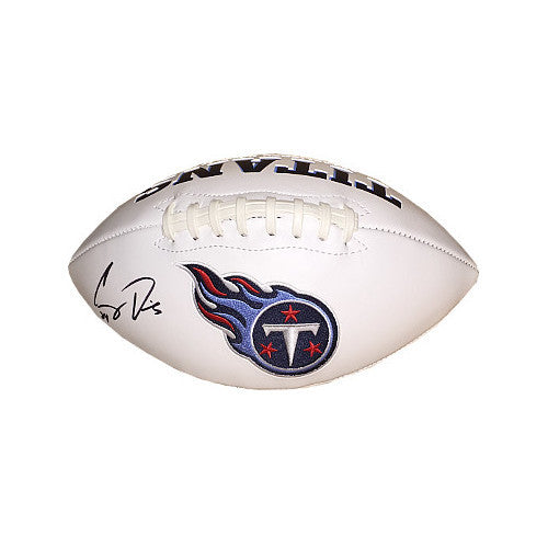 Corey Davis signed Tennessee Titans White Logo Football #84 - JSA Witnessed ITP