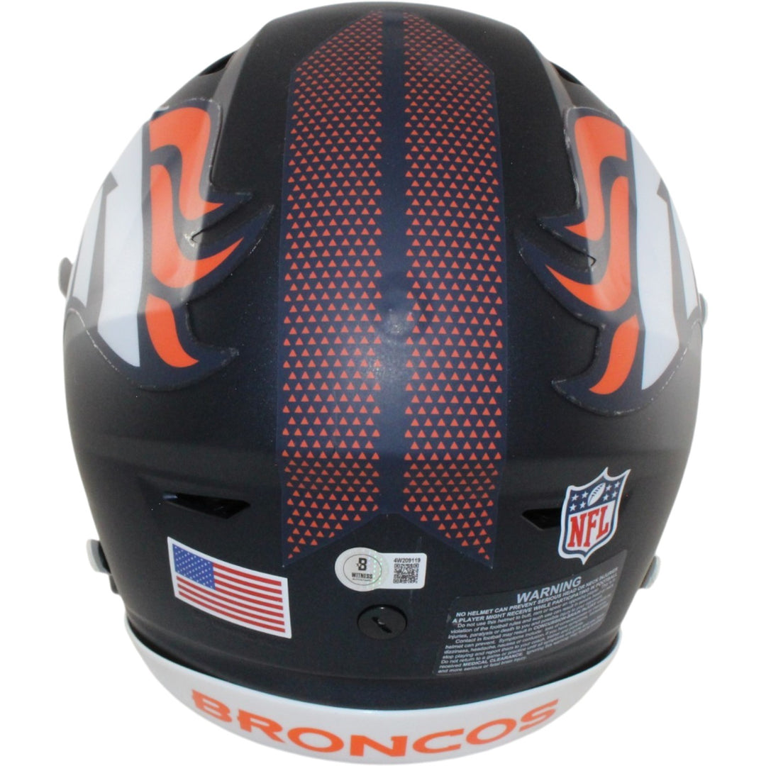 Patrick Surtain Autographed/Signed Denver Broncos SpeedFlex Helmet Beckett 56431