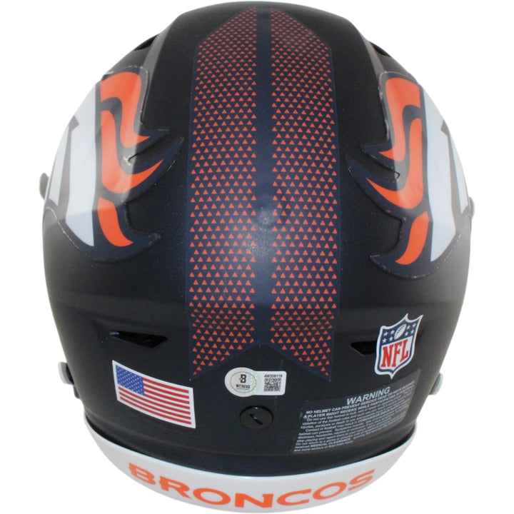 Patrick Surtain Autographed/Signed Denver Broncos SpeedFlex Helmet Beckett 56431