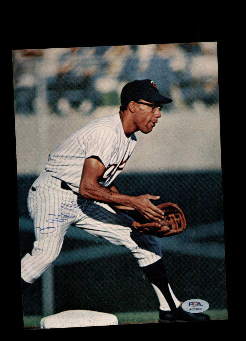 Zoilo Versalles PSA DNA Signed 8x10 Photo Autograph Twins