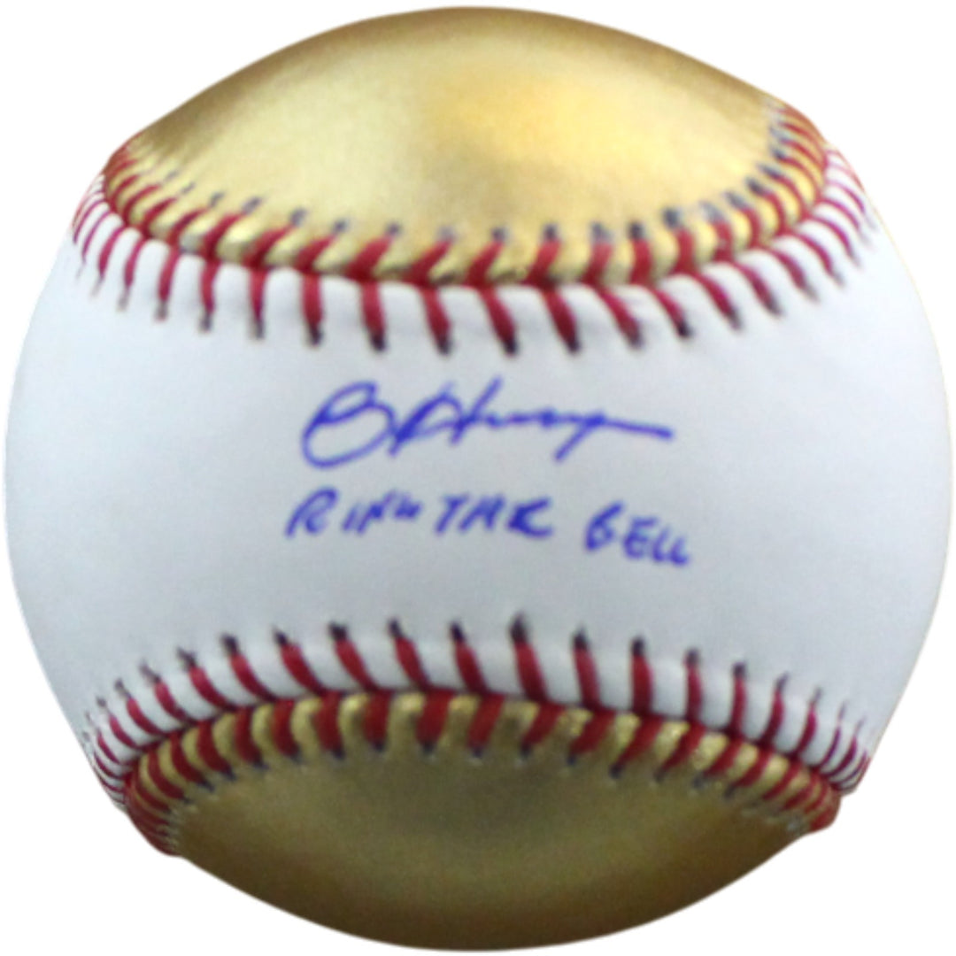 Bryce Harper Autographed Philadelphia Phillies OML Baseball Insc. Fanatics 54471