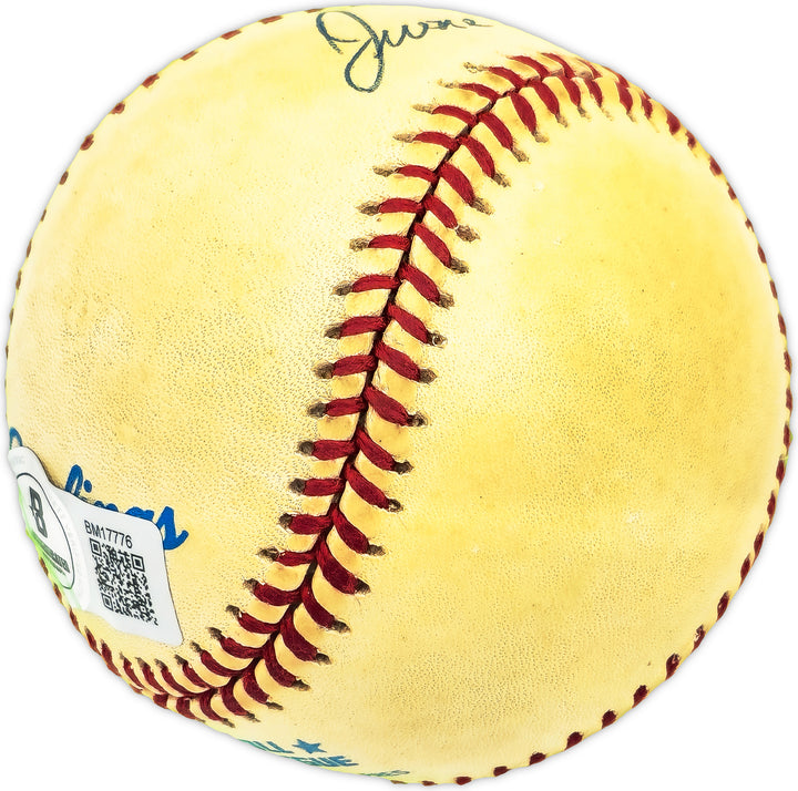 Duane Kuiper Auto 1994 Indians Inaugural Season Logo Baseball Cleveland Beckett