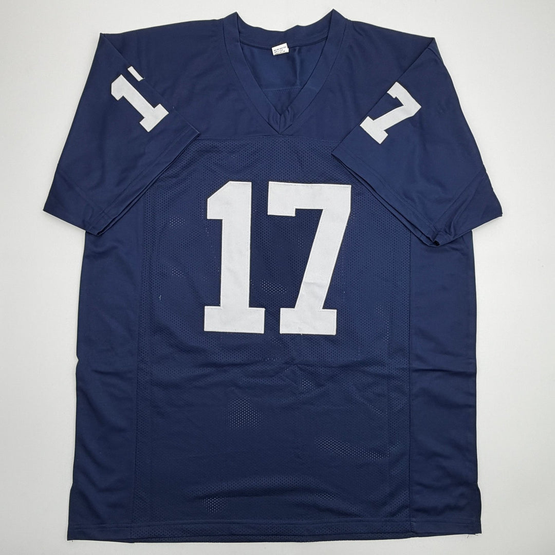 Autographed/Signed Arnold Ebiketie Penn State Blue College Jersey JSA COA