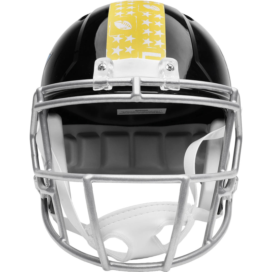 Unsigned Black SB LX Logo Speed Replica Full Size Helmet Seattle Seahawks