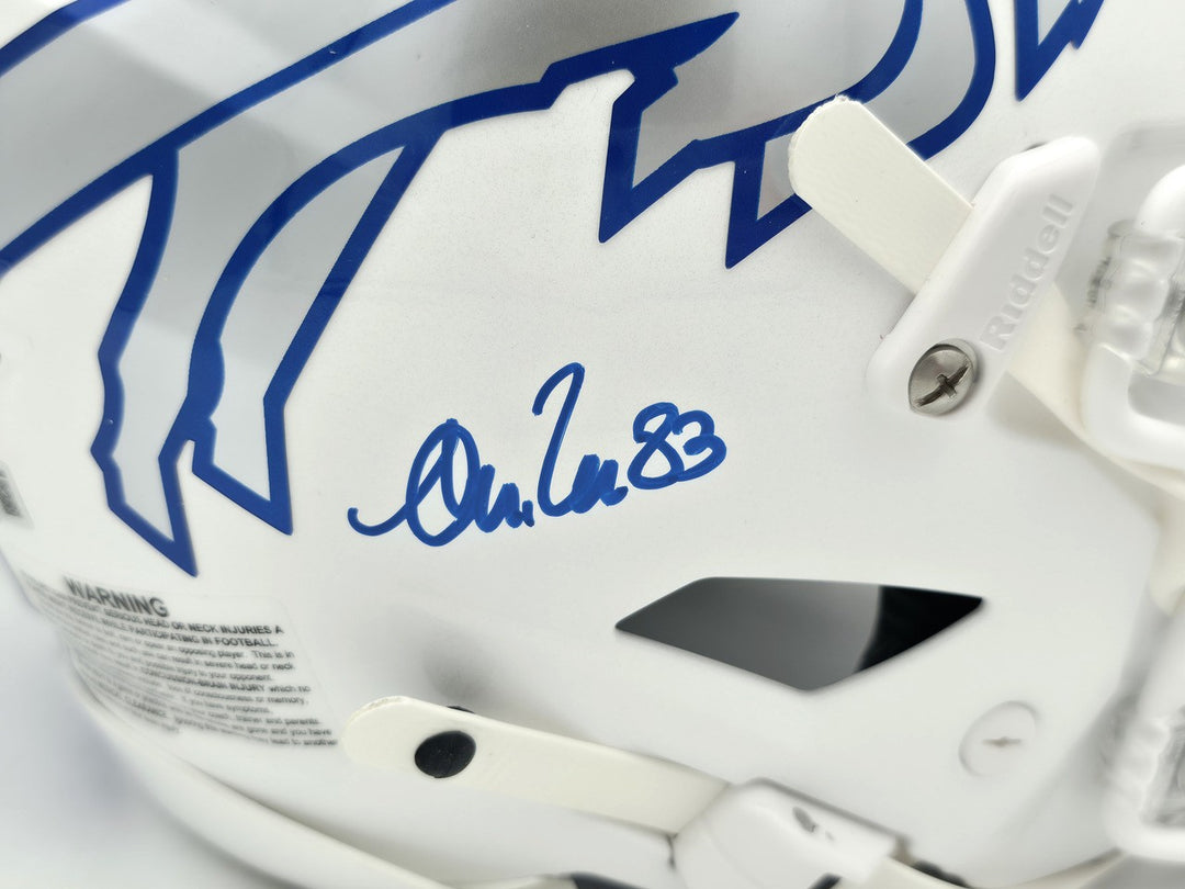 Jim Kelly, Thomas & Reed Auto Bills White FS Authentic Hyper Speed Flex Helmet