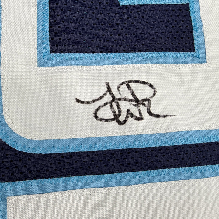 Autographed/Signed LenDale White Tennessee Navy Blue Jersey Beckett BAS COA