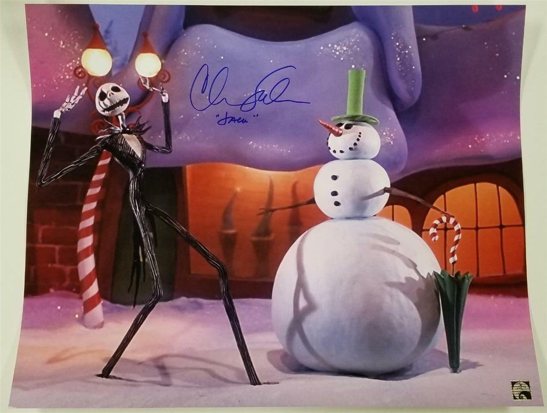 Chris Sarandon signed 16x20 Photo #4 Jack Skellington Voice~ OC Nightmare Holo