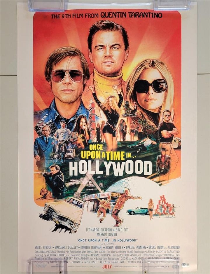 Al Pacino signed Once Upon a Time in Hollywood 24x36 poster auto (B) Beckett BAS