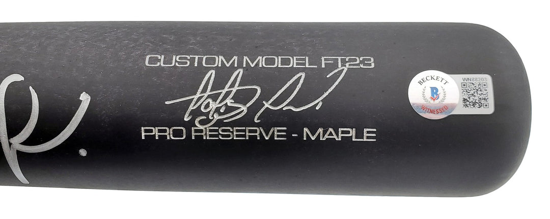 Fernando Tatis Jr. Signed Black Victus Game Model Bat San Diego Padres Beckett