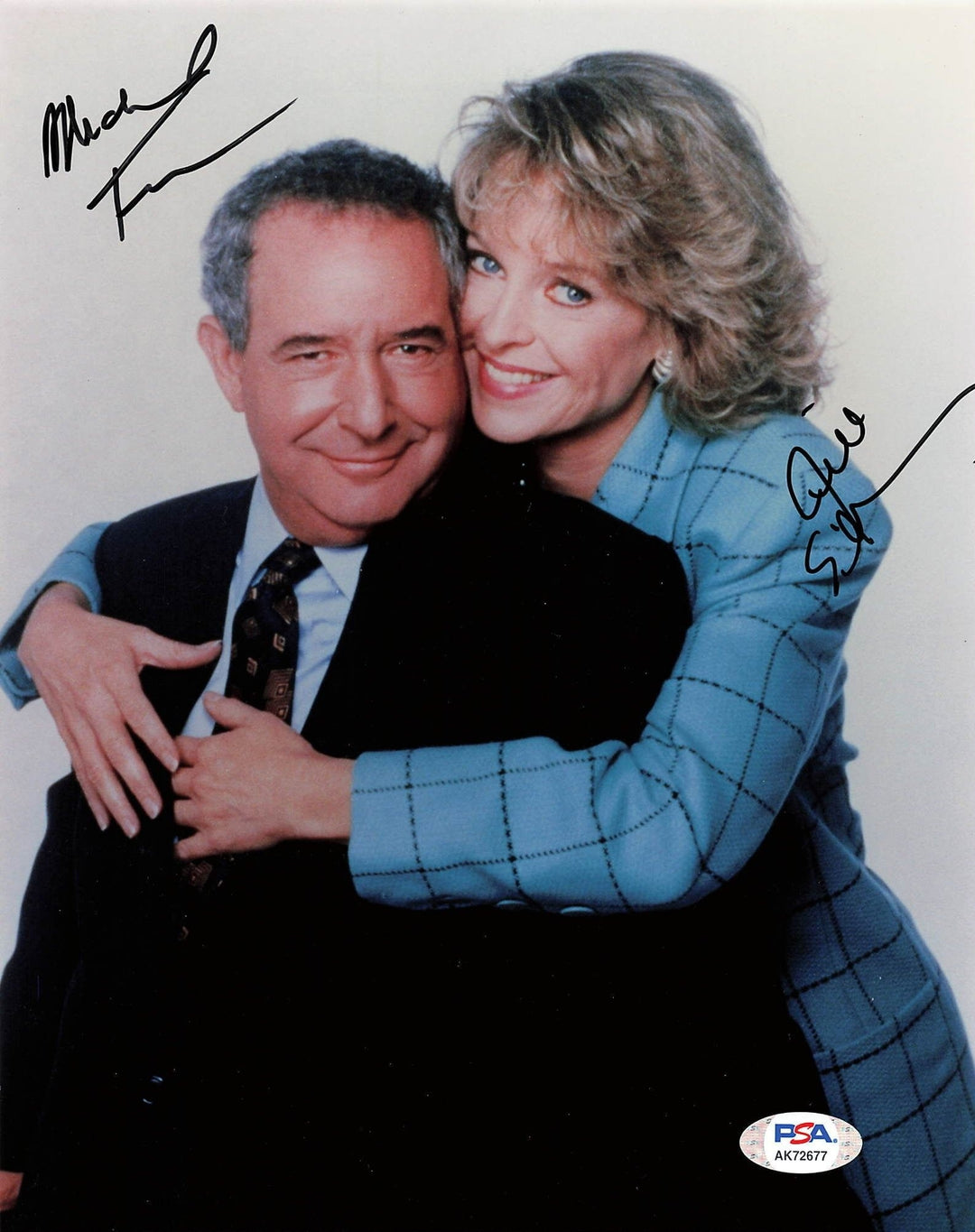 JILL EIKENBERRY MICHAEL TUCKER signed 8x10 photo PSA/DNA Autographed L.A. Law