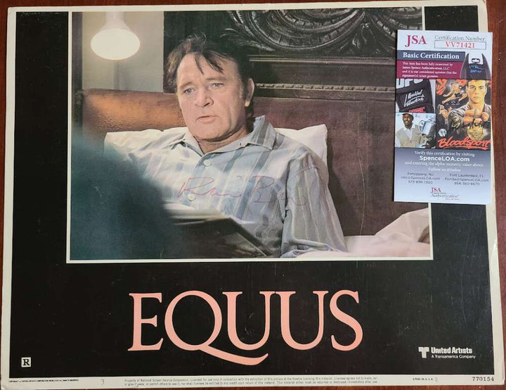 Richard Burton JSA Coa Signed 11x14 Lobby Card Photo Equus Autograph