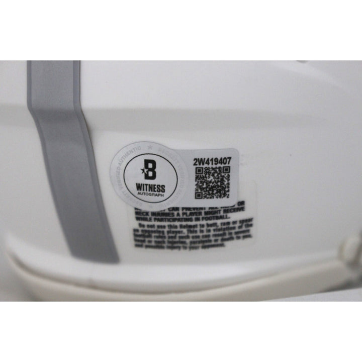Randy Moss Autographed Minnesota Vikings Alt 24 Mini Helmet Beckett 48890
