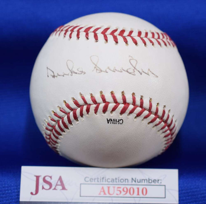 Duke Snider JSA COA Autograph Major League OML Signed Baseball