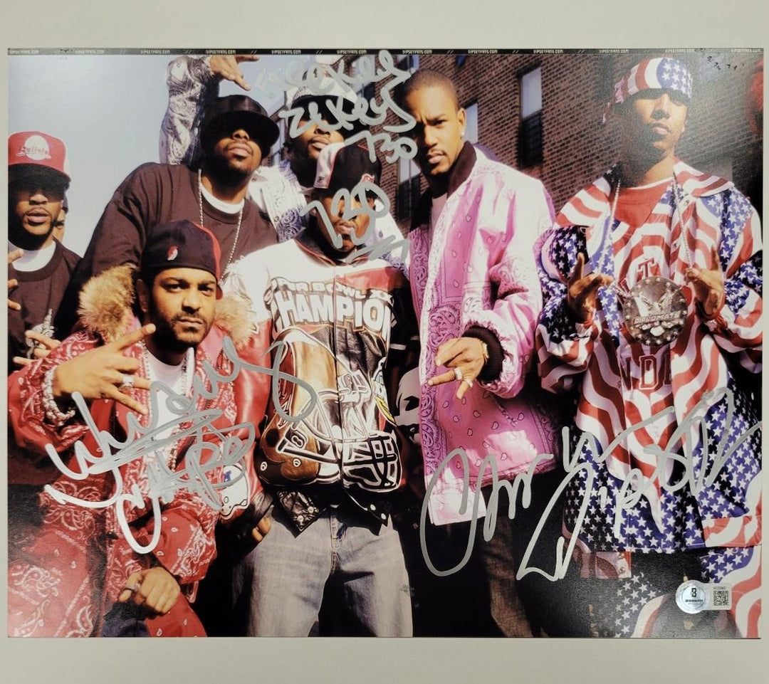 Diplomats signed 11x14 photo Cam'Ron Dipset Capo Zekey autograph Beckett BAS