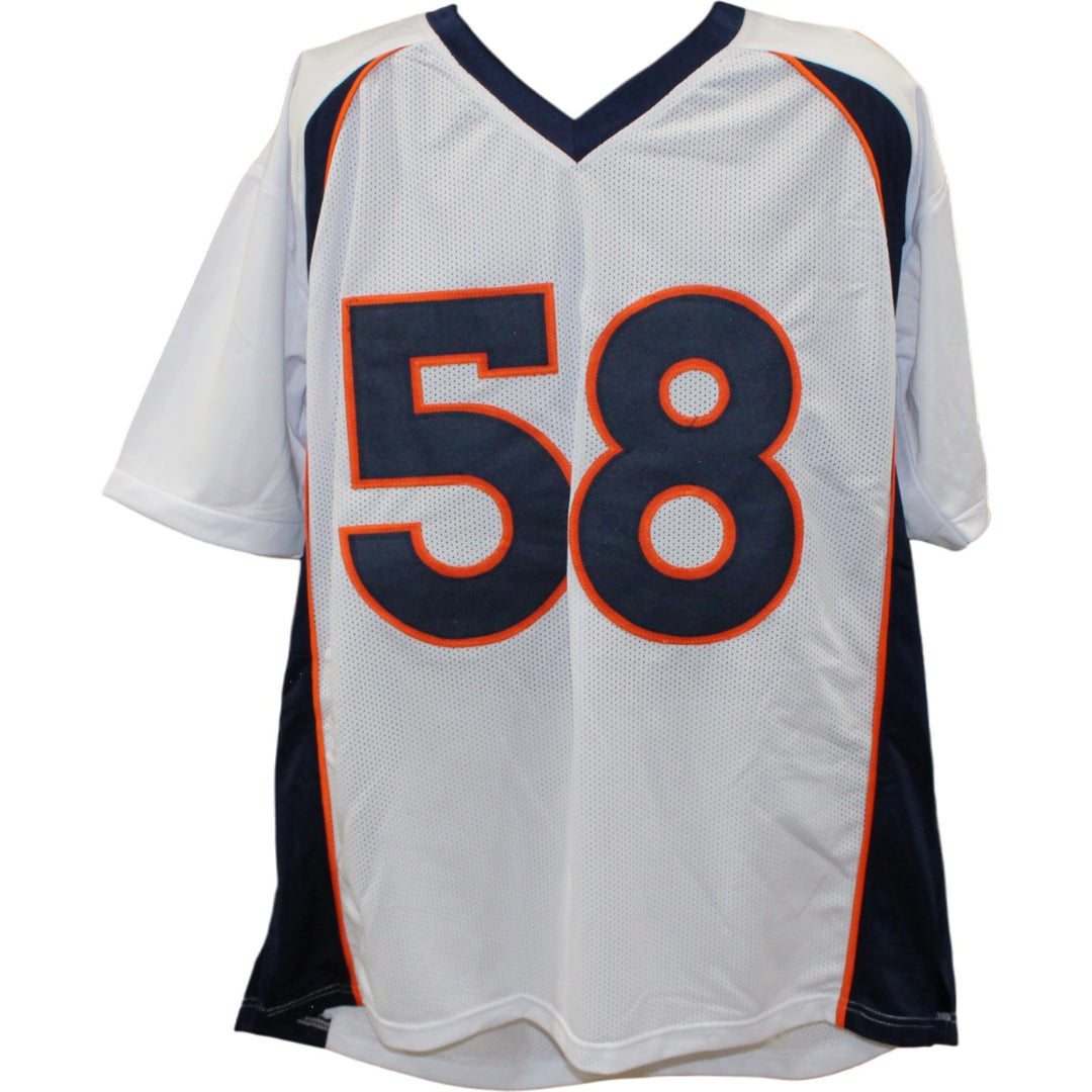 Von Miller Autographed Pro Style Size XL White Jersey SB MVP Beckett WIT 54693