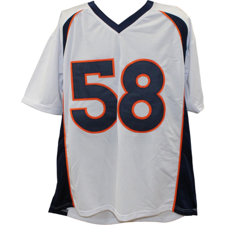 Von Miller Autographed Pro Style Size XL White Jersey SB MVP Beckett WIT 54693