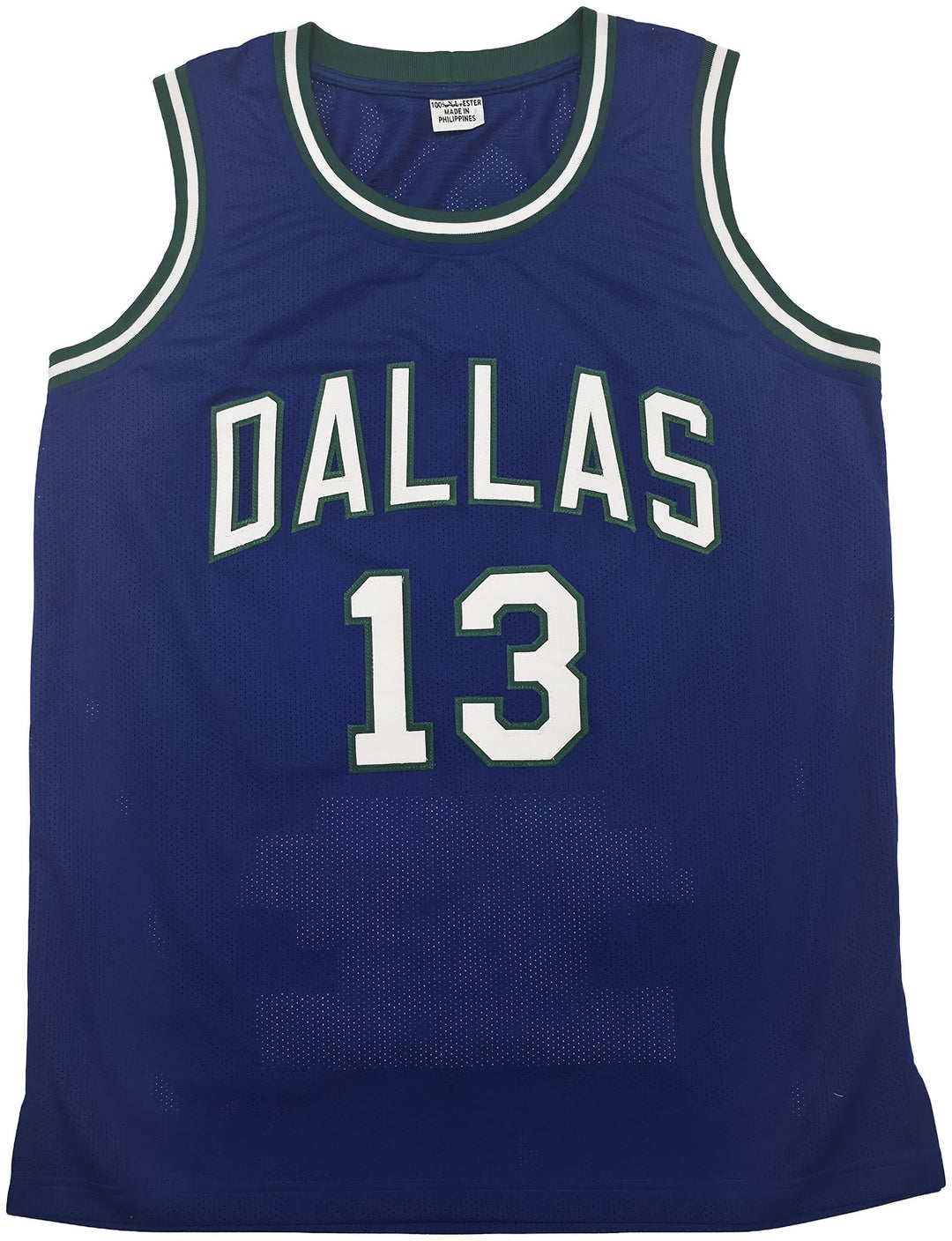 Dallas Mavericks Steve Nash Autographed Signed Blue Stat Jersey Beckett Witness