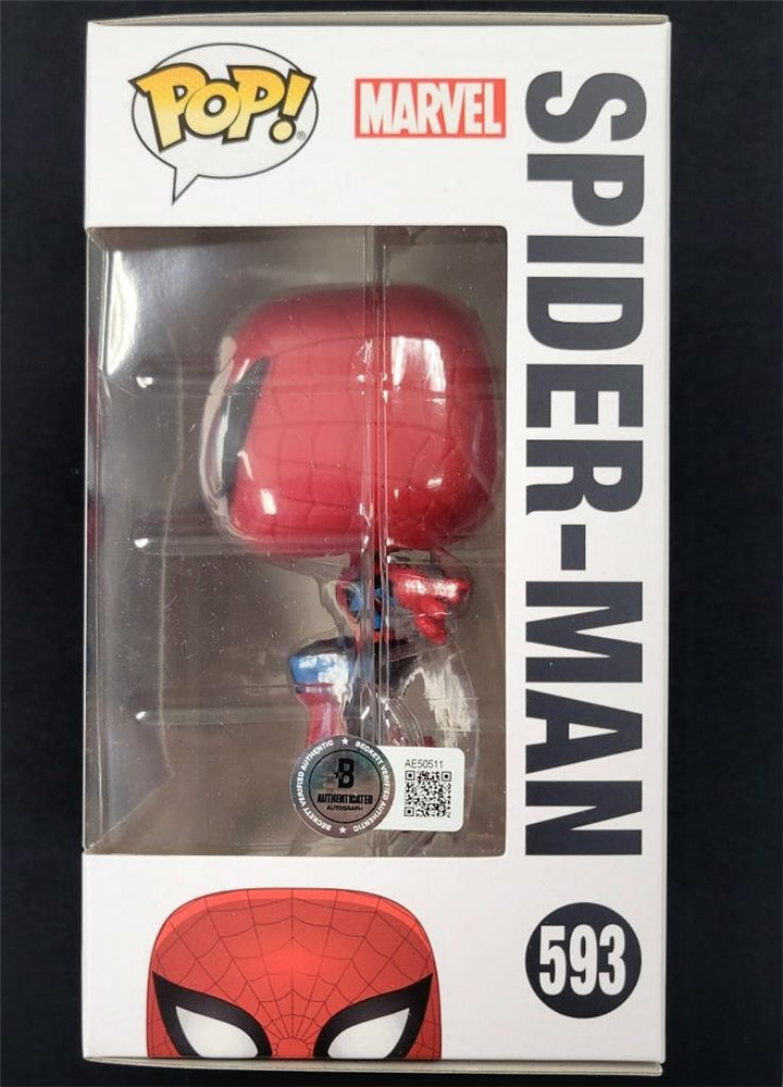 Tobey Maguire signed Spider-Man 80 Years Funko Pop! 598 autograph ~ Beckett BAS