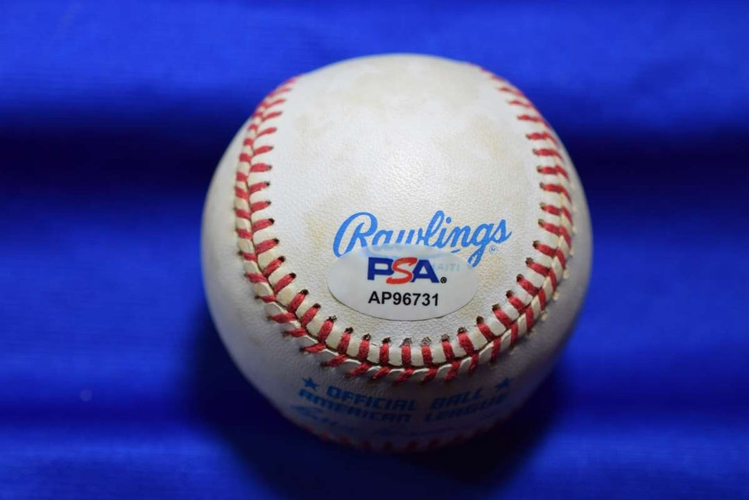 Bob Feller PSA DNA Autograph American League OAL Signed Baseball Indians