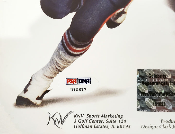 Walter Payton Signed Framed 16x20 Photo Chicago Bears PSA/DNA