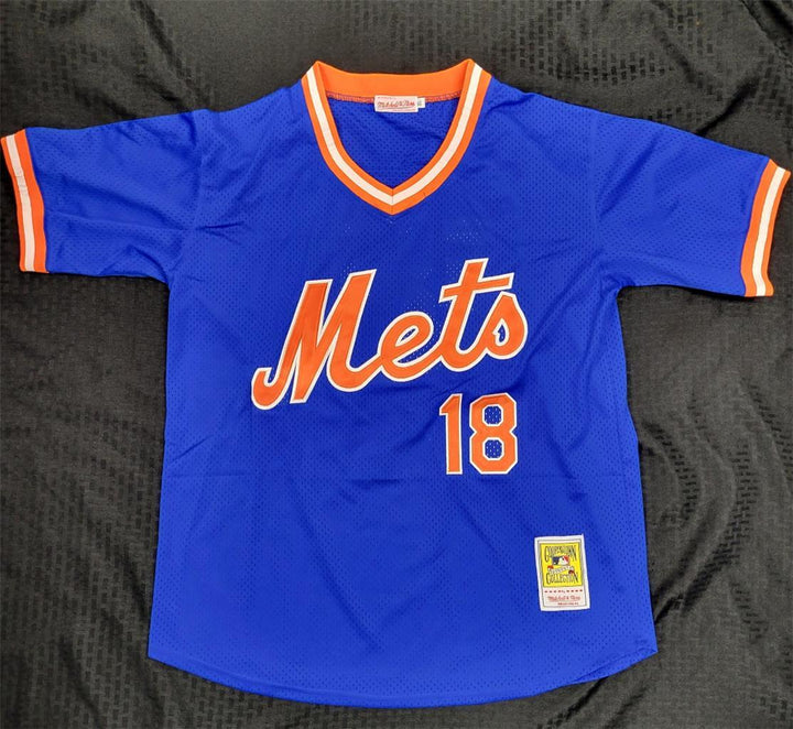 Darryl Strawberry FULL autograph signed New York Mets Jersey ~ BAS Witness Holo