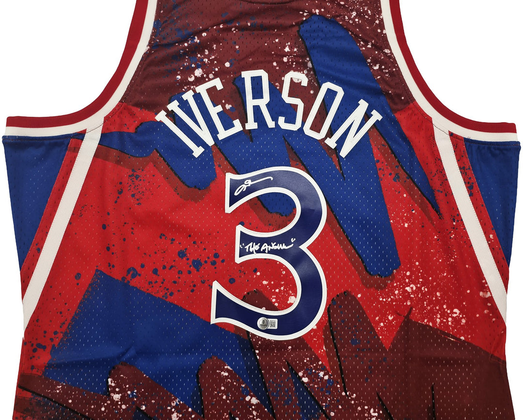Allen Iverson Signed Mitchell & Ness 1996-97 Jersey "The Answer" Beckett 253250