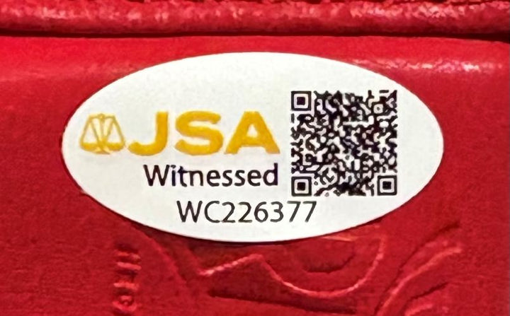 Mike Tyson Signed Right Hand Red Cleto Reyes Boxing Glove JSA QR Hologram