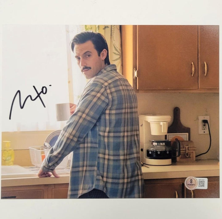 Milo Ventimiglia signed This is Us 8x10 photo autograph (B) ~ Beckett BAS