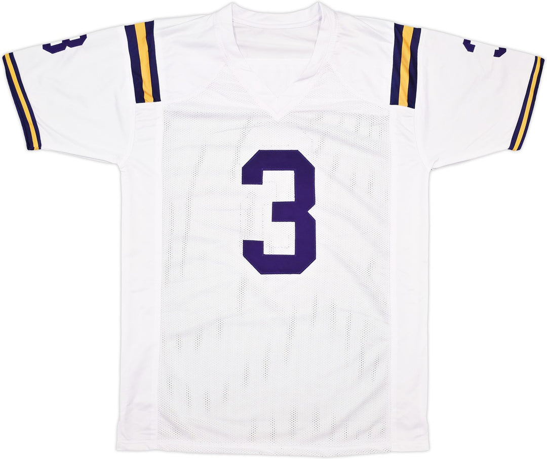 LSU Tigers Odell Beckham Jr. Signed White Jersey Beckett Wit