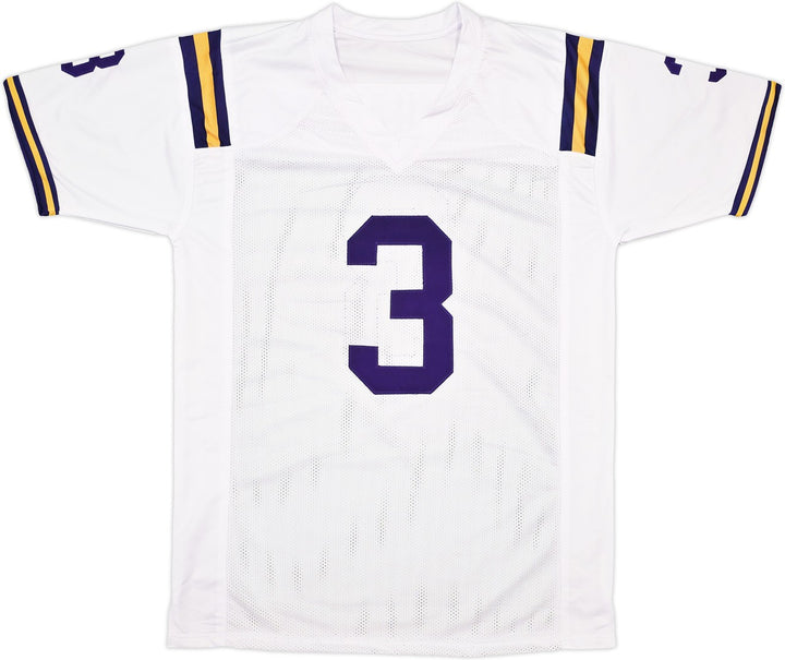 LSU Tigers Odell Beckham Jr. Signed White Jersey Beckett Wit