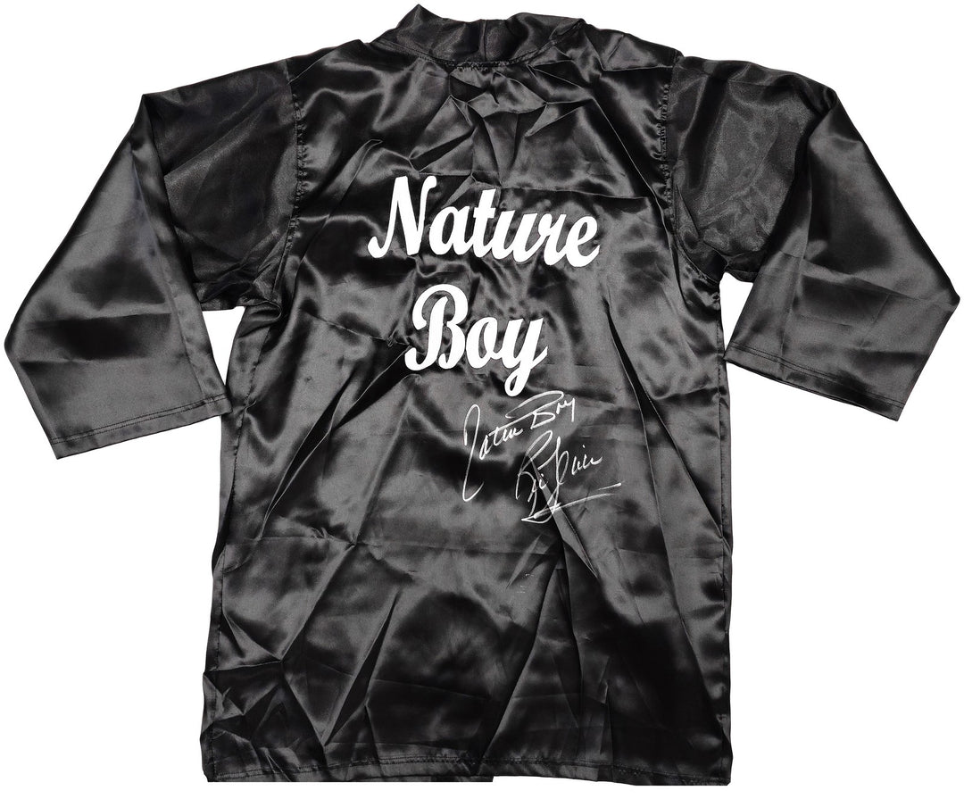Ric Flair Signed Black Wrestling Robe "Nature Boy" PSA/DNA Ball