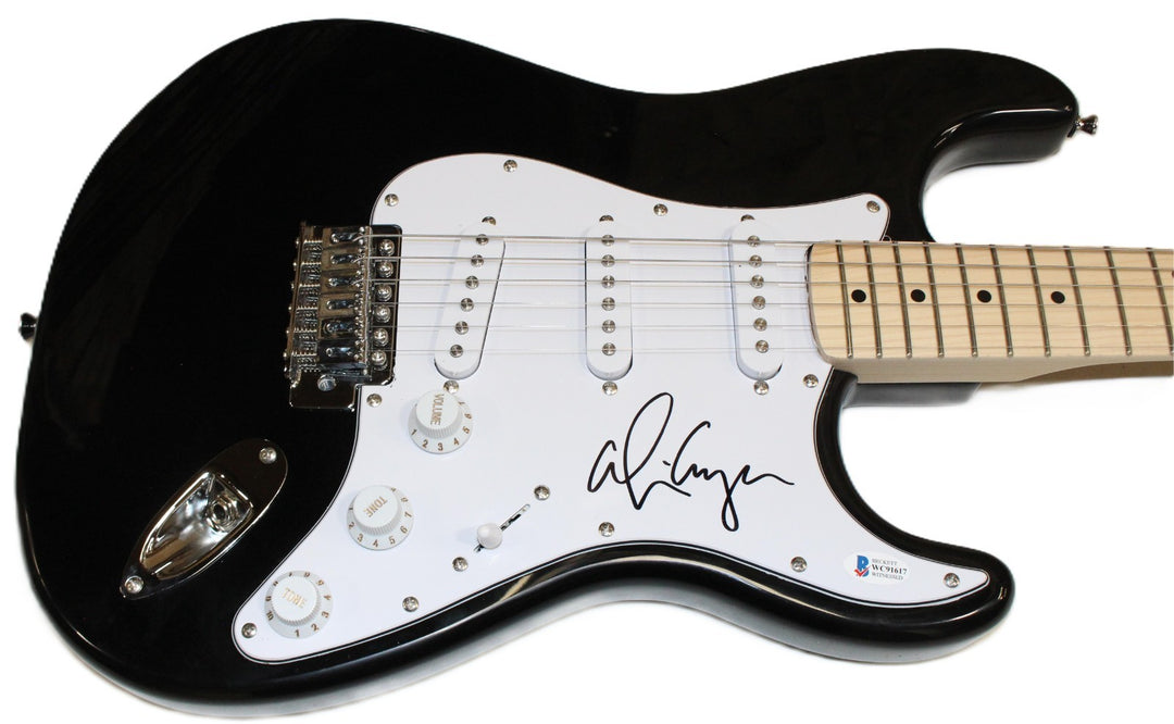 Alice Cooper Autographed/Signed Full-Size Electric Guitar Beckett Witness 59274