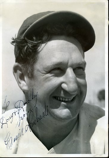 Ernie Lombardi Vintage Reds Signed Jsa Certed 5x7 Photo Authentic Autograph