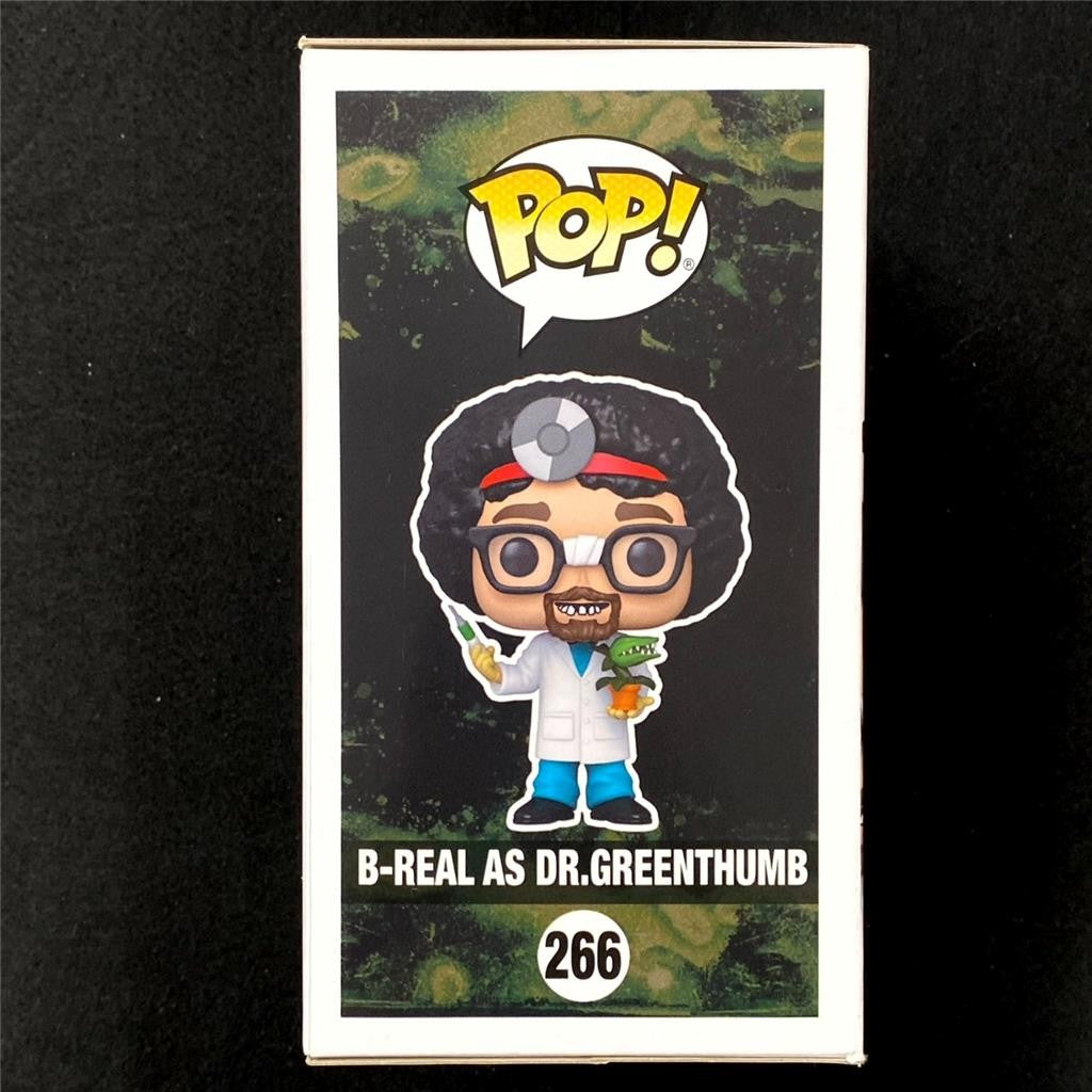 B-Real signed Cypress Hill Dr. Greenthumb Funko Pop! 266 figure autograph PSA