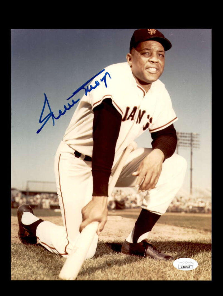 Willie Mays JSA Autographed 8x10 Photograph Signed Giants