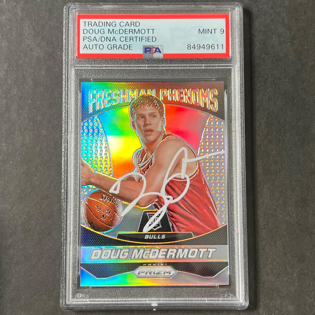 2014-15 Panini Prizm Freshman Phenoms #9 Doug McDermott RC Signed Card AUTO 9 PS