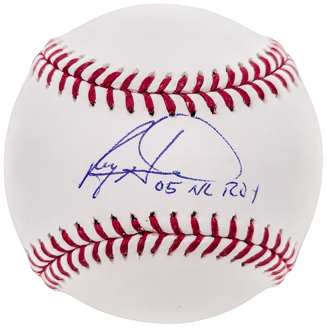 Ryan Howard Auto Signed Baseball Philadelphia Phillies "05 NL ROY" Beckett