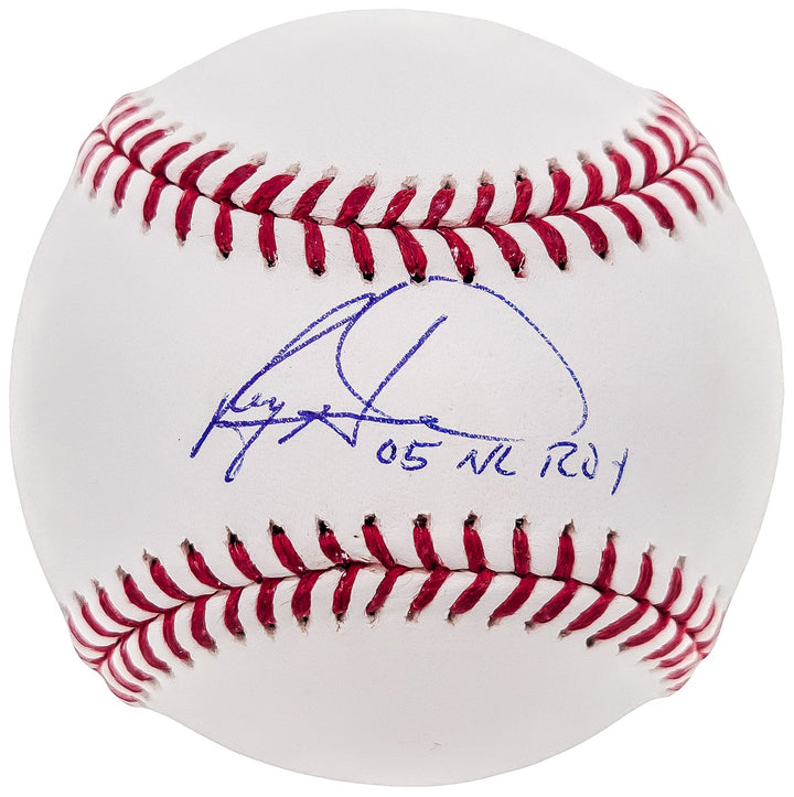Ryan Howard Auto Signed Baseball Philadelphia Phillies "05 NL ROY" Beckett