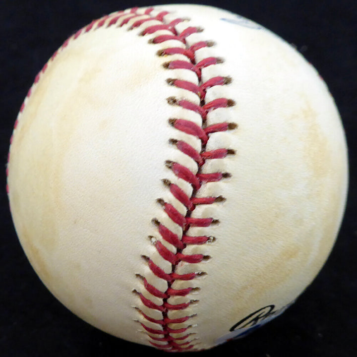 Joe Moore Autographed Signed Official NL Baseball New York Giants Beckett BAS